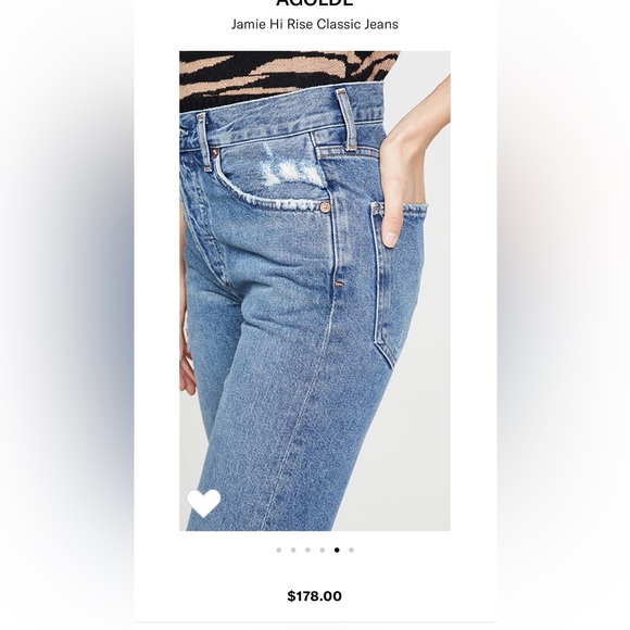 AGOLDE Jamie Hi Rise Classic Jeans - Picture 3 of 12
